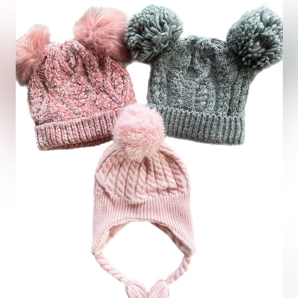 The Children's Place Other - Girls Size 8+ Winter Knit Fleece Lined  Toques - Children’s Place & Joe Fresh